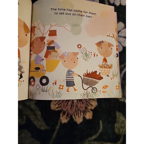 Library of Congress Three Little Pigs Bedtime Classics Carly Gledhill 2020 Book - Picture 7 of 8